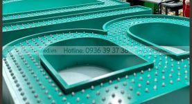 Sản xuất thi công lắp đặt bộ chữ tòa nhà gắn Led tại Hà Nội