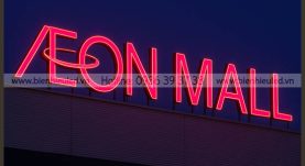 Làm bộ chữ tòa nhà gắn Led
