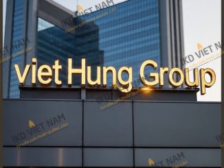 Làm chữ nổi tòa nhà tại Hà Nội