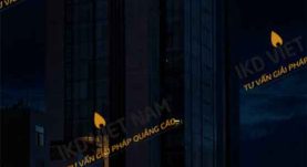 Bộ chữ tòa nhà gắn Led tại Hà Nội