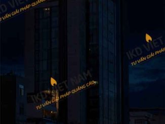 Bộ chữ tòa nhà gắn Led tại Hà Nội