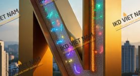 Làm chữ nổi tòa nhà