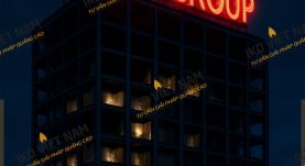 Lắp đặt bộ chữ tòa nhà