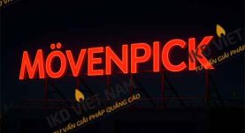 Lắp đặt bộ chữ tòa nhà gắn Led