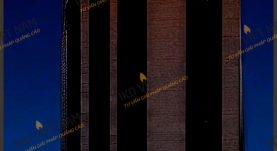 Sản xuất thi công chữ nổi inox gắn Led tòa nhà tại Hà Nội