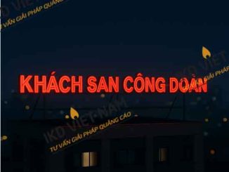Sản xuất bộ chữ tòa nhà tại hà nội