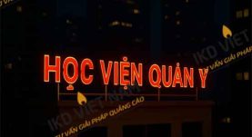 Sản xuất thi công bộ chữ tòa nhà gắn Led