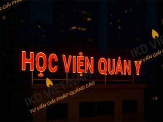 Sản xuất thi công bộ chữ tòa nhà gắn Led