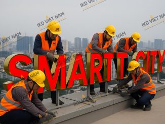 Thi công bộ chữ tòa nhà uy tín