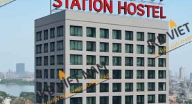 Quy trình lắp đặt bộ chữ tòa nhà chất liệu inox