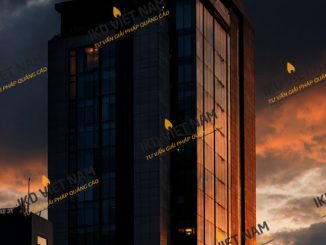 Thiết kế lắp đặt biển hiệu tòa nhà tại Hà Nội