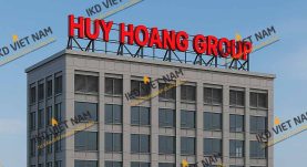 Quy trình thiết kế biểu tượng tòa nhà chất liệu inox