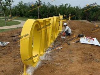 Thiết kế sản xuất thi công lắp đặt chữ tòa nhà