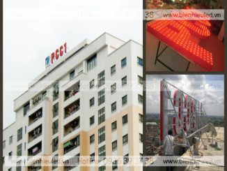 Sản xuất thi công lắp đặt chữ tòa nhà tại Hà Nội