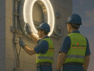 Bảo trì sau khi thi công biển hiệu tòa nhà
