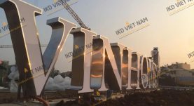 Đơn vị Thiết kế sản xuất lắp đặt biển hiệu tòa nhà tại Hà Nội