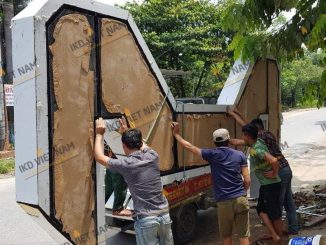 Thi công biển hiệu tòa nhà sai bị phạt bao nhiêu?