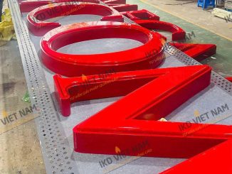 Thiết kế biển hiệu tòa nhà