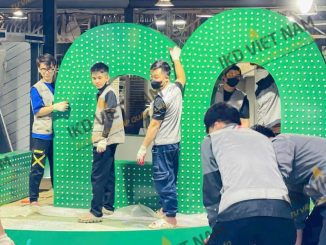 Đơn vị Thiết kế lắp đặt biển hiệu tòa nhà tại Hà Nội