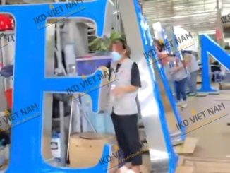 Thiết kế sản xuất thi công lắp đặt biển hiệu tòa nhà
