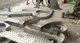 Thiết kế sản xuất thi công biển hiệu tòa nhà