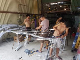 Dịch vụ Gia công biển hiệu tòa nhà Miền Bắc
