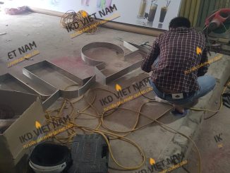 Dịch vụ Sản xuất lắp đặt biển hiệu tòa nhà