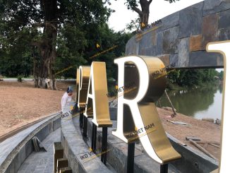 Dịch vụ Thiết kế lắp đặt biển hiệu tòa nhà