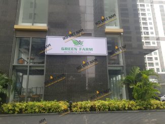 Dịch vụ Thiết kế sản xuất lắp đặt biển hiệu quảng cáo tòa nhà