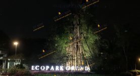 Làm biển hiệu quảng cáo tòa nhà Toàn Quốc