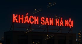Sản xuất biển hiệu quảng cáo tòa nhà tại Miền Bắc