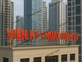 Sản xuất lắp đặt biển hiệu quảng cáo tòa nhà Tại Hà Nội