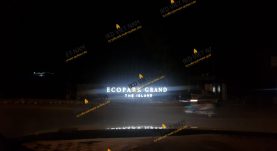 Thi công lắp đặt biển hiệu quảng cáo tòa nhà gắn LED