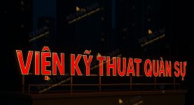 Thiết kế lắp đặt biển hiệu quảng cáo tòa nhà inox