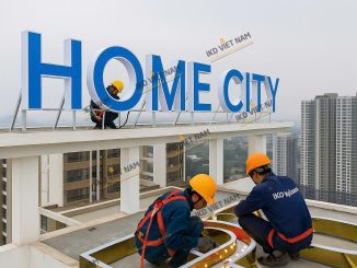 Tiêu chuẩn an toàn khi thi công biển hiệu tòa nhà