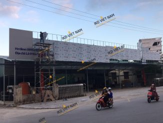 Thiết kế sản xuất thi công lắp đặt biển hiệu quảng cáo tòa nhà Toàn Quốc